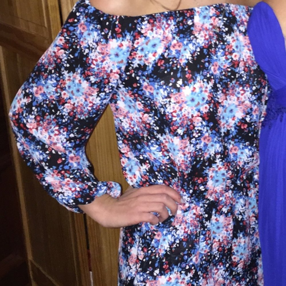 Design Lab Floral Romper View 2